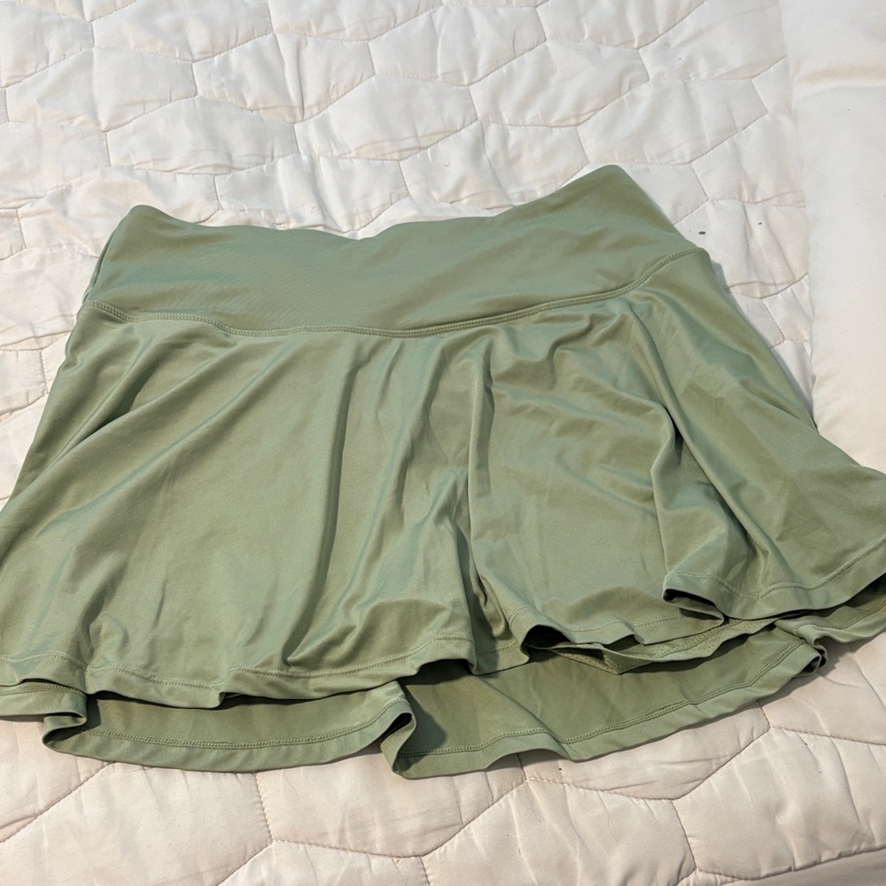 Green Athletic Tennis Skort